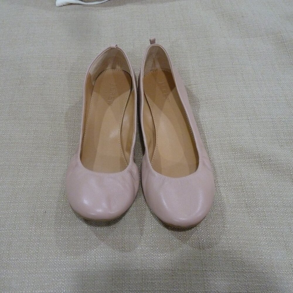 J. Crew Ballerina Flats in Nude/Blush Size 7.5